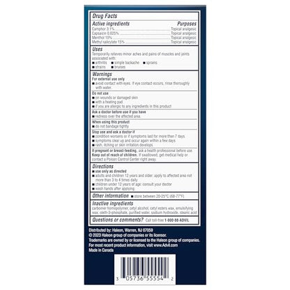 Advil Targeted Relief Pain Relieving Cream, Up to 8 Hours of Powerful Relief of Minor Arthritis Pain, Joint Pain, Lower Back Pain and Muscle Pain - 2.3 oz AdvilBuy Supplements Australia