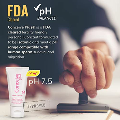 Conceive Plus Fertility-Friendly Personal Lubricant, TTC Safe, - 1 Ounce Conceive PlusBuy Supplements Australia