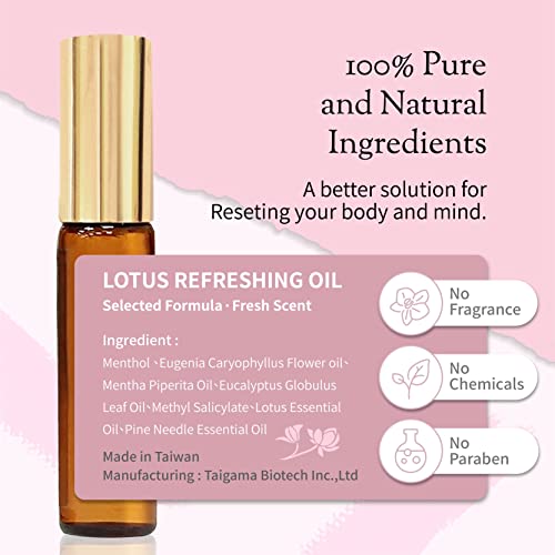 Don Du Ciel Organic and Kid-Friendly Lotus Essential Oil Blend Roll On for Stress Relief and Itch Relief Don Du CielBuy Supplements Australia
