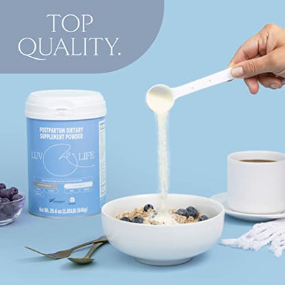 LUV&LIFE Postpartum Vitamin Supplement Powder Vanilla Flavored Has Postnatal Multivitamins LUV&LIFEBuy Supplements Australia