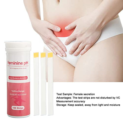 100pcs Vaginal Health PH Test Strips, Accurate Feminine pH Testing for Intimate Health HoroperBuy Supplements Australia