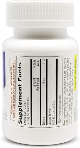 ValuMeds Fast Acting Dairy Relief Lactose Enzymes, 120 Softgels, Help Prevent Gas ValuMedsBuy Supplements Australia