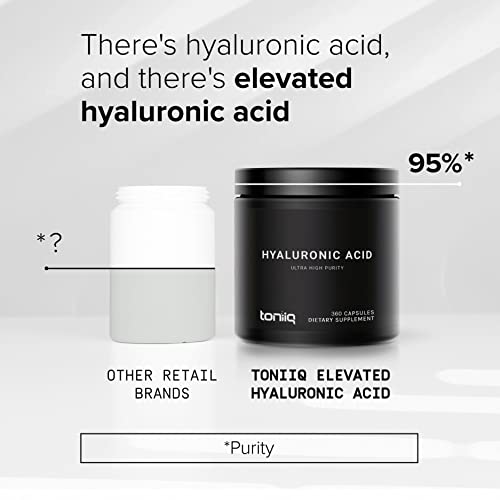 Toniiq Ultra High Purity Hyaluronic Acid Supplements - 95%+ Highly Purified and Bioavailab ToniiqBuy Supplements Australia