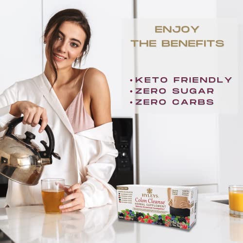 Hyleys Colon Cleanse Tea Assorted Flavors - 42 Tea Bags (1 Pack) HYLEYSBuy Supplements Australia