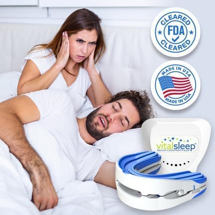 VitalSleep Anti-Snoring Mouthpiece, Adjustable Jaw Positioning Vital SleepBuy Supplements Australia