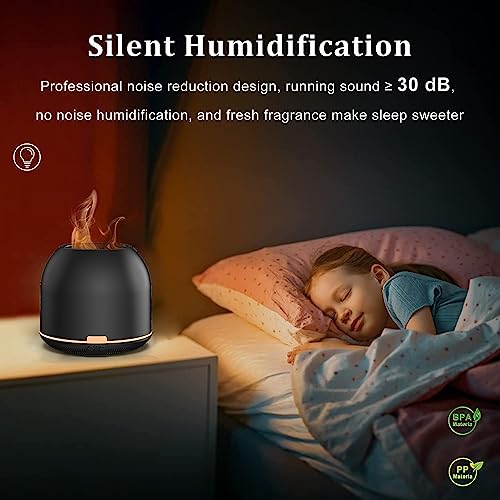Flame-Light Aroma Diffuser,Ultrasonic Aromatherapy Diffuser with Auto-Off Function Timers OtheyaBuy Supplements Australia