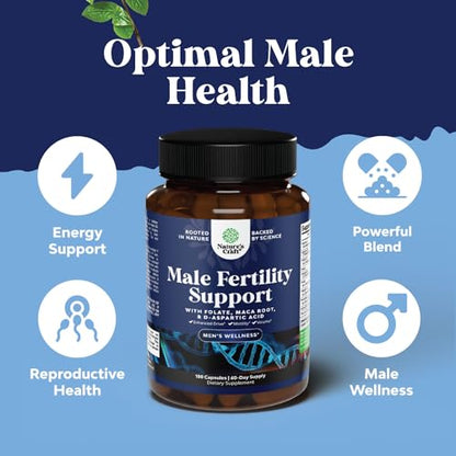 Prenatal Multivitamin Male Fertility Supplement 180ct - Mens Fertility Supplement Natures CraftBuy Supplements Australia