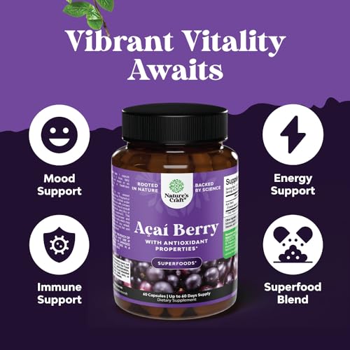 Natural Acai Berry Weight Loss Supplement Detox Products Antioxidant Superfood Natures CraftBuy Supplements Australia