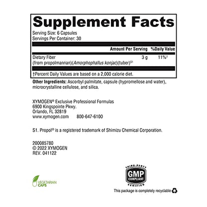 XYMOGEN OptiFiber Lean Fiber Supplement - 100% Natural and Soluble Propolmannan Fiber XYMOGENBuy Supplements Australia