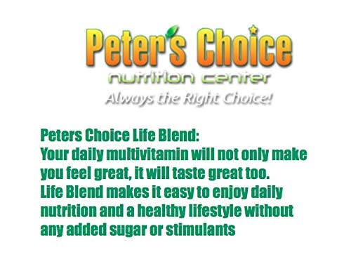 Peter's Choice Life Blend, 16oz, Multivitamin & Mineral Powder, Unsweetened, 32 Servings per Container. Made in The USA Peter's ChoiceBuy Supplements Australia