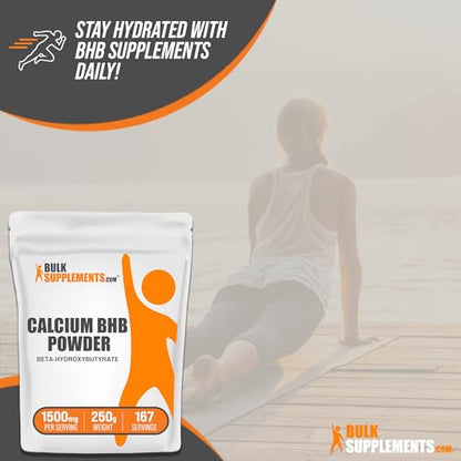 BulkSupplements.com Calcium BHB Powder - Beta-HydroxyButyrate Powder, BHB Supplement BULKSUPPLEMENTS.COMBuy Supplements Australia
