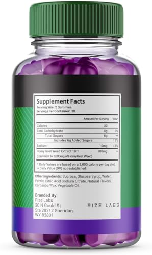 rize labs VirilPlex XL Male Performance Gummies, Premium Formula for Health and Well-Being for Men, Gummys to Deliver Maximum Performance Benefits - Pack of 3(180 Gummies) rize labsBuy Supplements Australia