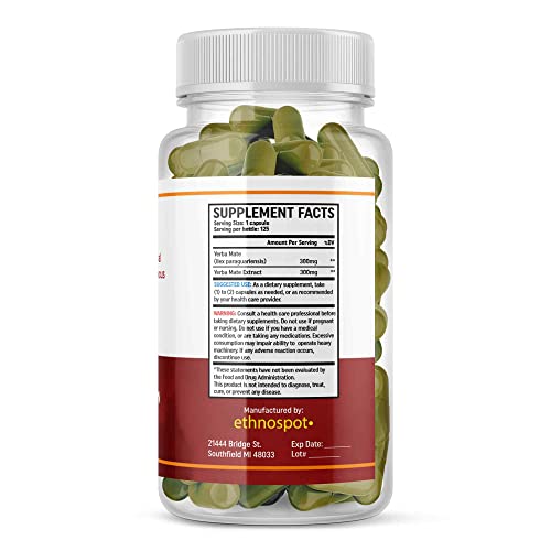 Full Spectrum Yerba Mate Capsules - Boosts Energy & Mental Focus - Supports Health EthnospotBuy Supplements Australia