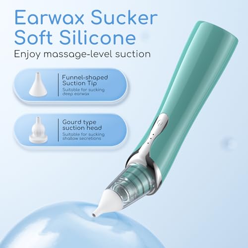Ear Vacuum Wax Remover, Ear Wax Removal with 8 Pcs Ear Pick, Ear Wax GirugBuy Supplements Australia