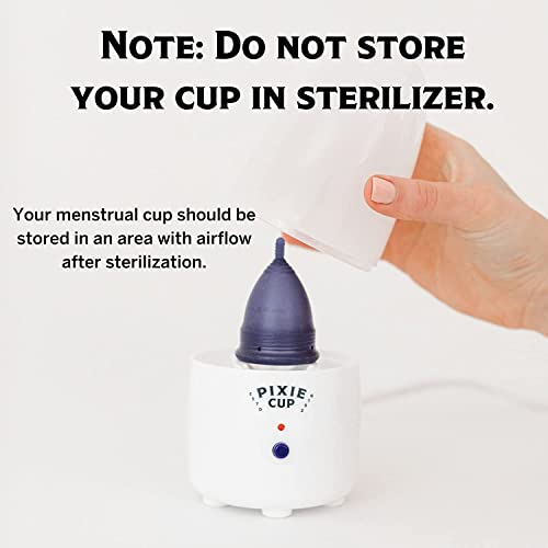 Pixie Menstrual Cup & Disc Steamer Sterilizer - Ranked 1 for The Best Steamer - Kills 99.9% of Germs Pixie CupBuy Supplements Australia