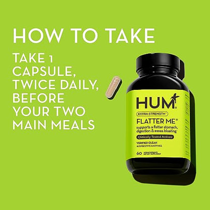 HUM Flatter Me Supplement for Daily Bloating - 18 Full Spectrum Digestive HUMBuy Supplements Australia