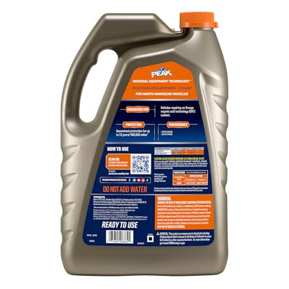 PEAK OET Extended Life Orange 50/50 Prediluted Antifreeze/Coolant for North American Vehicles, 1 Gal. PEAKBuy Supplements Australia