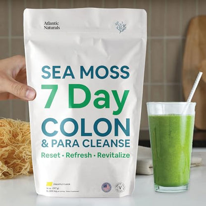 Atlantic Naturals Sea Moss 7 Day Colon and para Cleanse | Detox, Gut Health and Intestinal Atlantic NaturalsBuy Supplements Australia