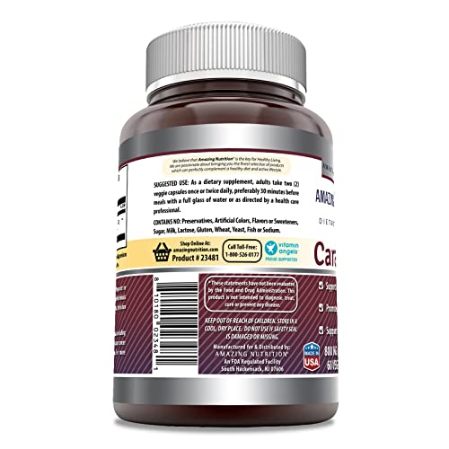 Amazing Formulas Caralluma Dietary Supplement 800 mg 60 Veggie Capsules Amazing NutritionBuy Supplements Australia