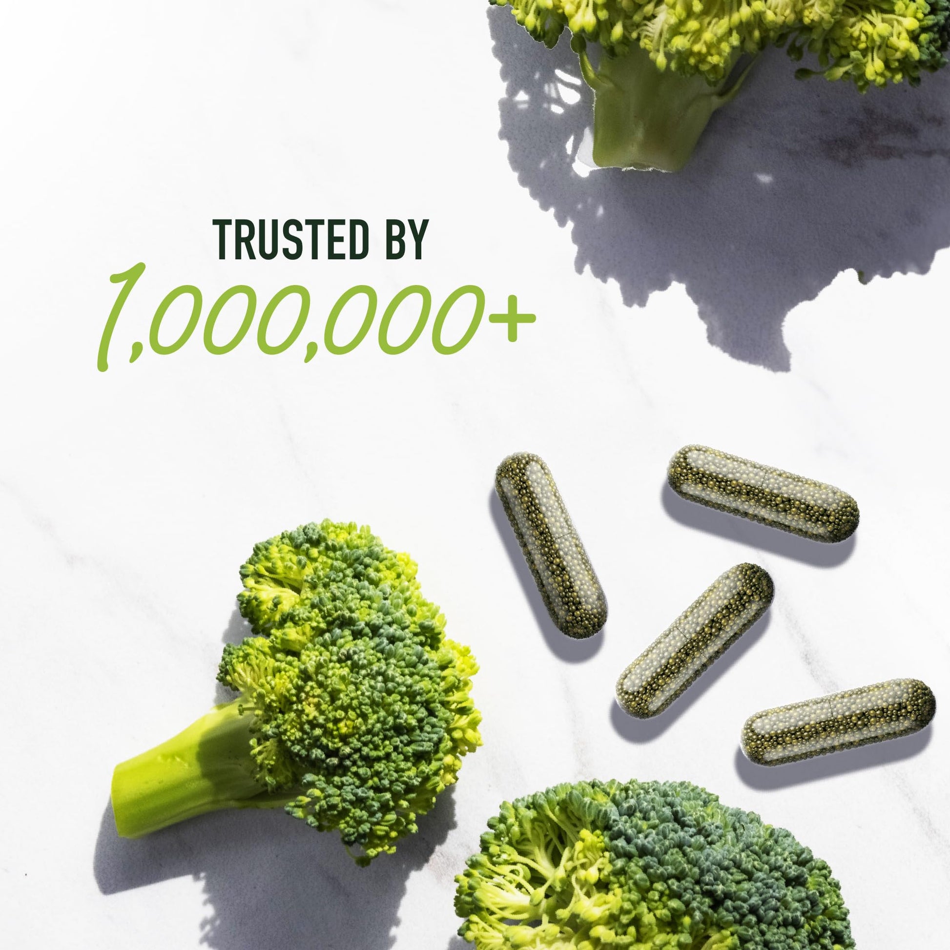 50MG Sulforaphane Supplement from Broccoli Sprouts | NRF2 Activation, Cellular Health & Immune Support | Glucoraphanin, Myrosinase & Antioxidants | Third-Party Tested - Maple Wellness Supplements
