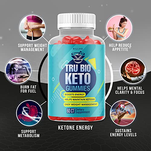Rillvo TruBio Keto ACV Gummies - Advanced Formula Tru Bio (60 Gummies), fewnt RillvoBuy Supplements Australia