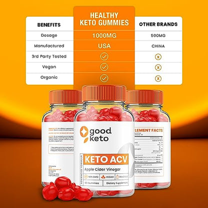 (5 Pack) Good Keto ACV Gummies - Official - Keto Good ACV Advanced Formula Plus RillvoBuy Supplements Australia
