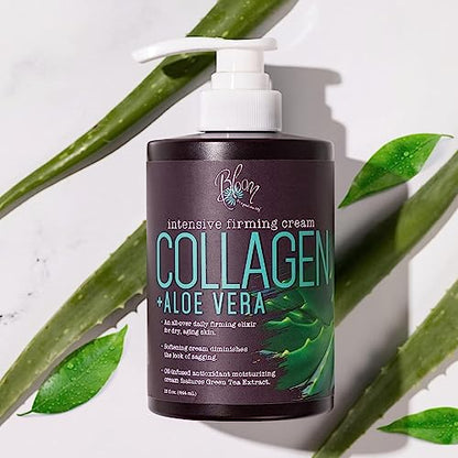 BLOOM Vitamin C Cream + Collagen Cream Body Lotion & Face Moisturizer 2PC Skincare BLOOM IT'S A GREAT SKIN DAY!Buy Supplements Australia