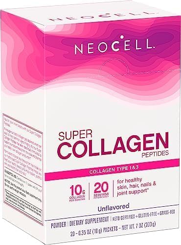 NeoCell Super Collagen Peptides, 10 g Collagen/Single-Serve Packet; Keto Certified NeoCellBuy Supplements Australia