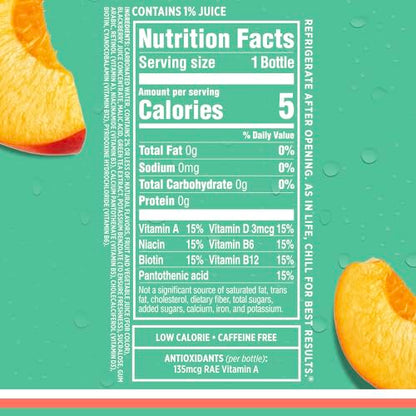 Sparkling Ice, Peach Nectarine Sparkling Water, Zero Sugar Flavored Water, with Vitamins Sparkling ICEBuy Supplements Australia