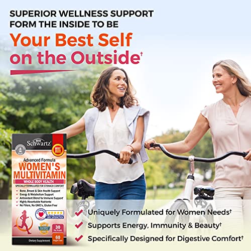 Multivitamin for Women with Vitamin D3 - Multivitamins for Bone Breast Skin Joint BioSchwartzBuy Supplements Australia