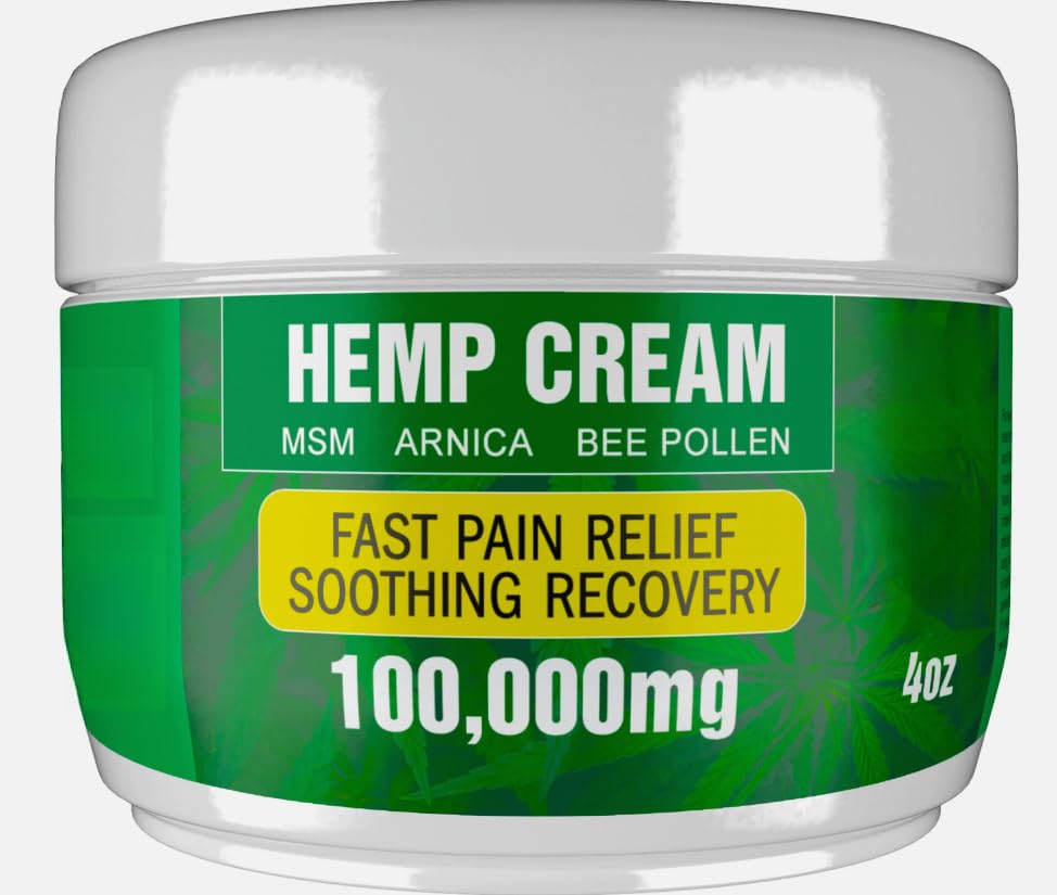 Strong Hemp Pain Rel.ief Cream | Fast Pain Rel.ief for Joints, Mus.cles, Ner.VES GenericBuy Supplements Australia