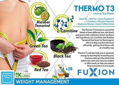 FuXion Thermo T3,Delicious Lemon Tea Flavor(Thermo TT3, 28 Sachets) CHNLMLBuy Supplements Australia