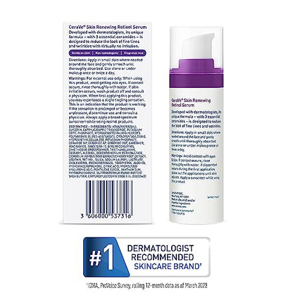 CeraVe Anti Aging Retinol Serum | Cream Serum for Smoothing Fine Lines CeraVeBuy Supplements Australia