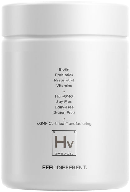 Codeage Hair Vitamins Platinum - Lustriva Hair Growth Support, Spermidine, AstraGin, Biotin, Keratin, Collagen, Enzymes, Omega-3, Multivitamins, Probiotics – Healthy Hair Supplement - 90 Capsules CodeageBuy Supplements Australia