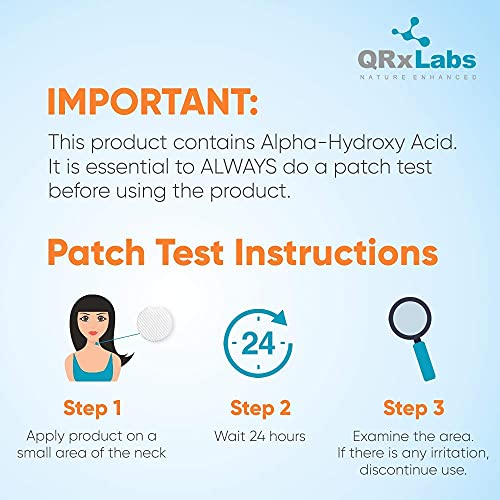 QRxLabs Glycolic Acid 20% Resurfacing Pads for Face & Body with Vitamins B5 QRxLabsBuy Supplements Australia