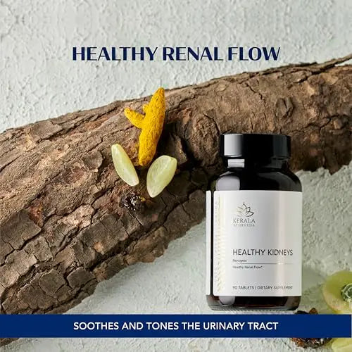 Kerala Ayurveda Healthy Kidney Herbal Tablets | Support Normal Kidney Function and Health | Kidney and Bladder Support | Urinary System Support - 90 Count Kerala AyurvedaBuy Supplements Australia