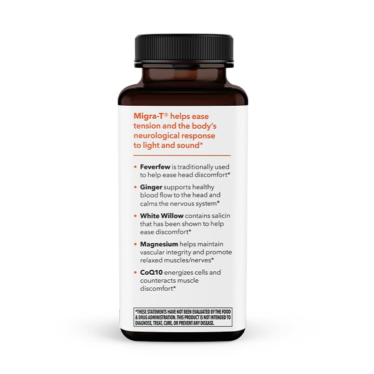 LifeSeasons Migra‑T - White Willow Bark, Magnesium, CoQ10 & Ginger - 60 Count (Pack of 2) LifeSeasonsBuy Supplements Australia