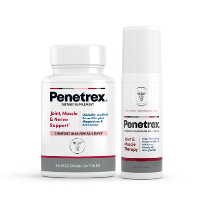 Penetrex Joint, Muscle and Nerve Support Supplement with 3 oz Joint & Muscle Therapy Roll-On Gel PenetrexBuy Supplements Australia