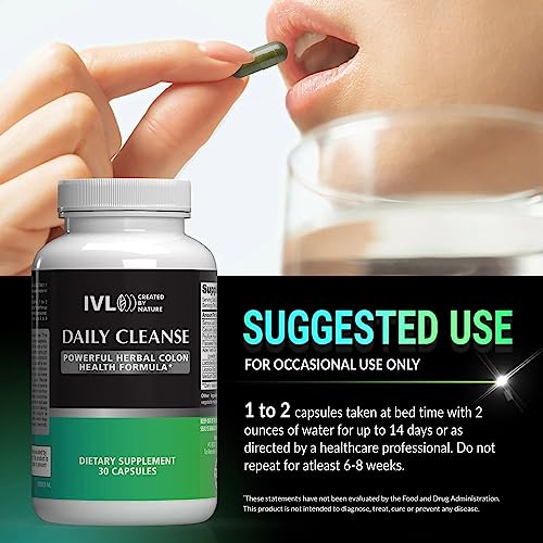 IVL - Daily Cleanse Herbal Colon Health Formula - Detoxification, Probiotic, Digestive Support IVLBuy Supplements Australia