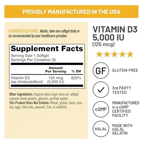 NatureWise [1 Multivitamin for Women Stress Support & Natural Minerals - 60 Capsules[30-Day Supply] + [1] Vitamin D3 5000iu + Organic Olive Oil - 30 Mini Softgels[30-Day Supply] NatureWiseBuy Supplements Australia