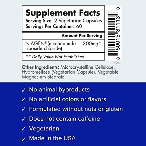 TRU NIAGEN 150mg | Patented Nicotinamide Riboside NAD+ Supplement TRU NIAGENBuy Supplements Australia