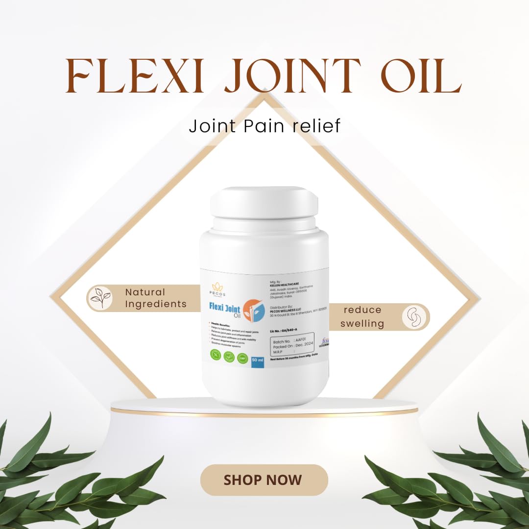 PECOS WELLNESS Flexi Joint Oil, Dietary Supplement PECOS WELLNESSBuy Supplements Australia