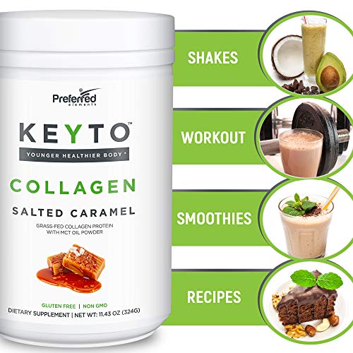 Keto Collagen Protein Powder with MCT Oil – Keto and Paleo Friendly Pure Grass Fed Preferred ElementsBuy Supplements Australia