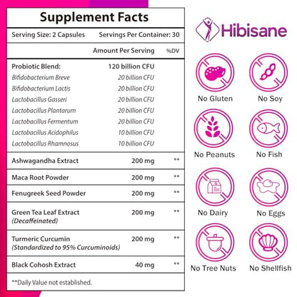 120 Billion CFU Probiotic - Menopause Support Probiotics for Women, 13-in-1 Natural NegimaBuy Supplements Australia