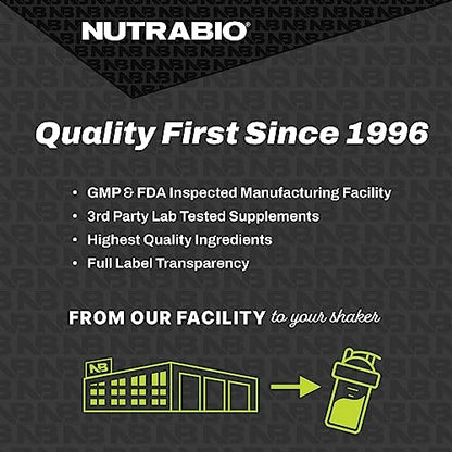 NutraBio 100% Pure L-Leucine - Muscle Recovery and Support - Naturally Fermented Free NutraBioBuy Supplements Australia