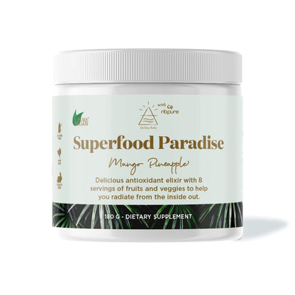 nbpure Earthy Andy Superfood Paradise, Mango Pineapple, 30 Servings nbpureBuy Supplements Australia