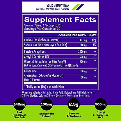 REDCON1 Big Noise Non Stim Preworkout, Sour Gummy Gear - Betaine Anhydrous & Acetyl L REDCON1Buy Supplements Australia