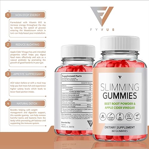 (2 Pack) Slimming Gummies It Works for Weight Loss with Apple Cider Vinegar Itworks Its FyvusBuy Supplements Australia